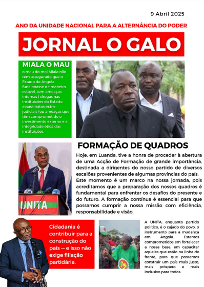 Capa do jornal